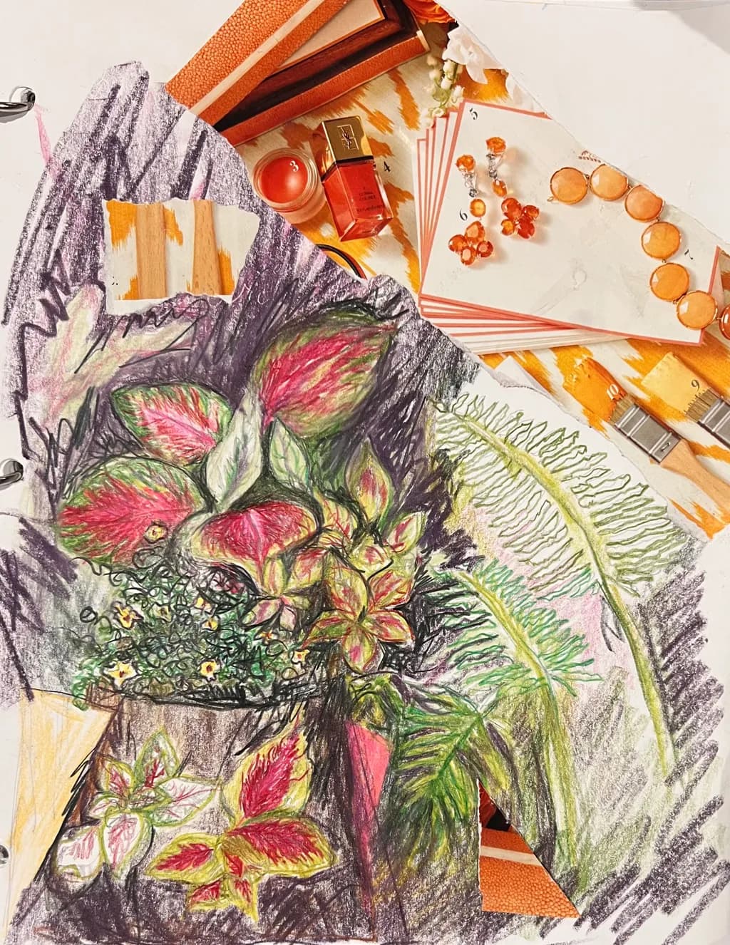 Tropical Collage Bloom