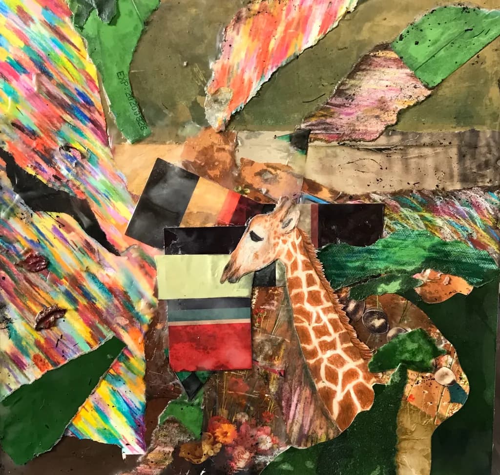 Giraffe Collage