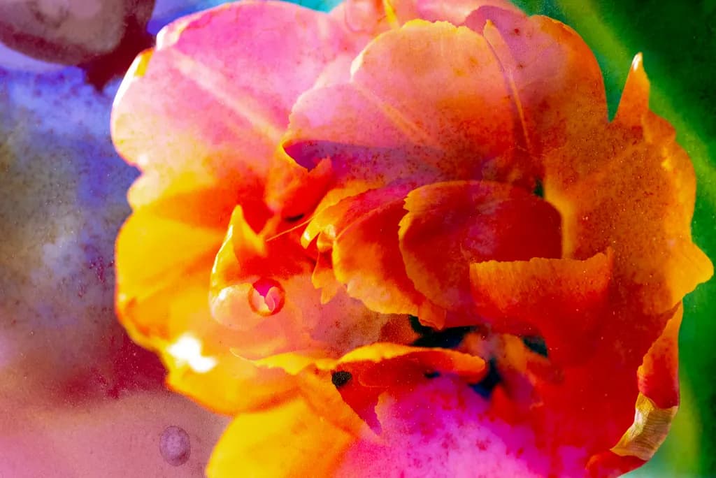 Vibrant Blossoms: A Kaleidoscope of Colorful Petals in Bloom