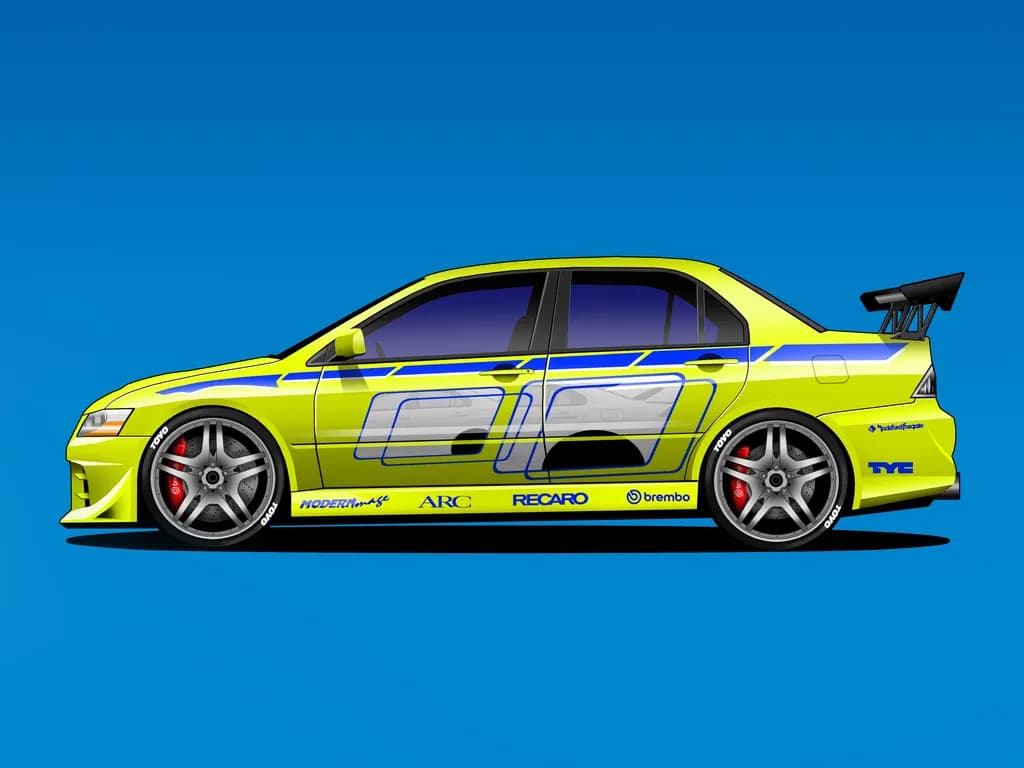 Vibrant Velocity: The Art of Racing Dreams in Neon Yellow