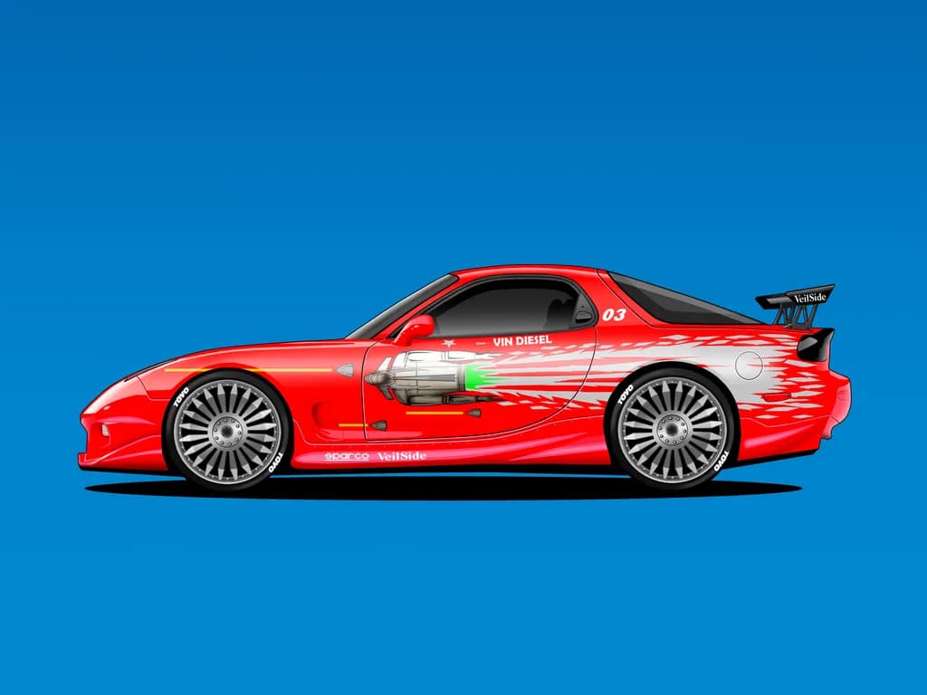 Vibrant Velocity: The Art of Racing Dreams in Red