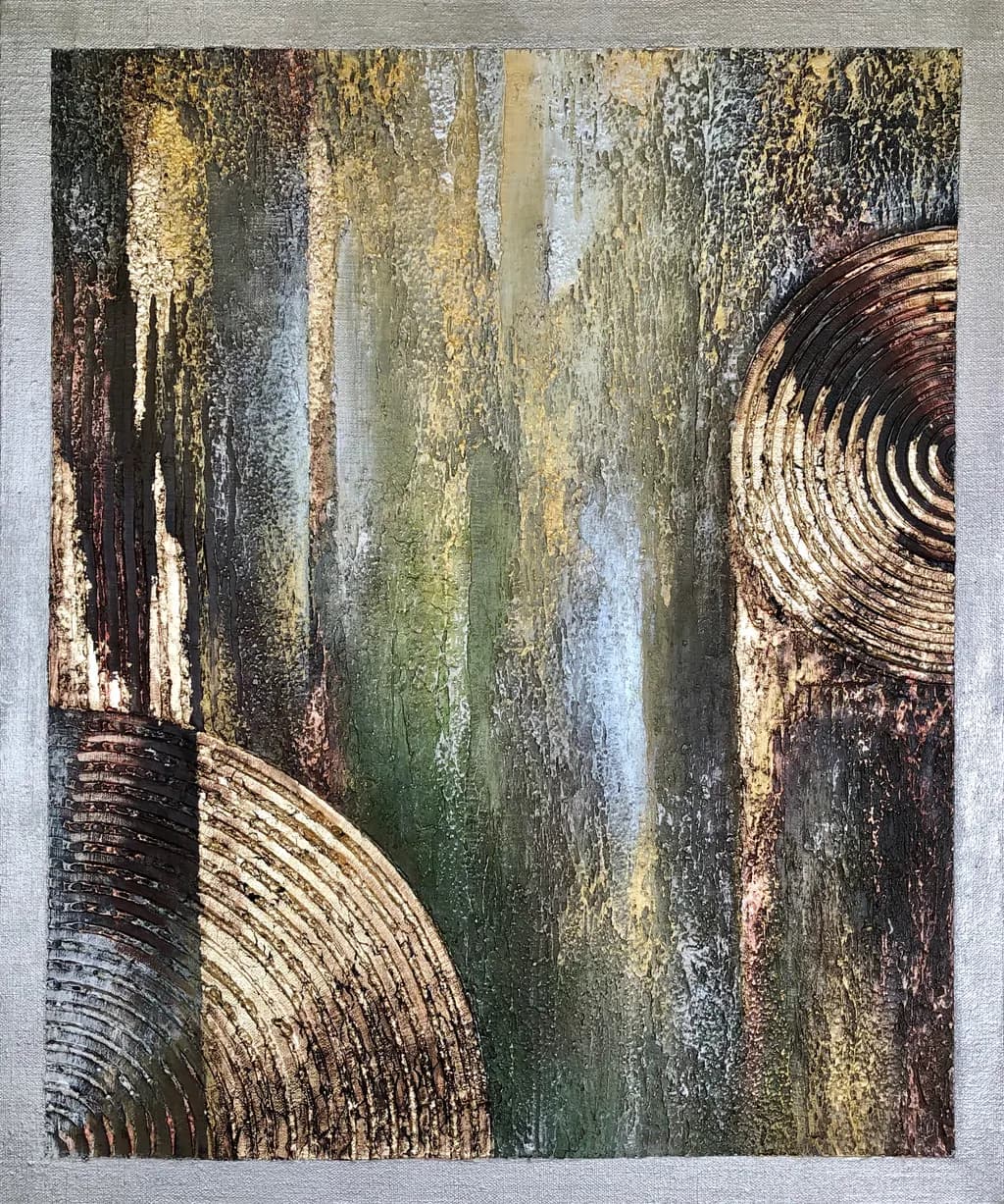 Whispers of Texture: A Harmonious Dance of Color and Form in Abstract Art