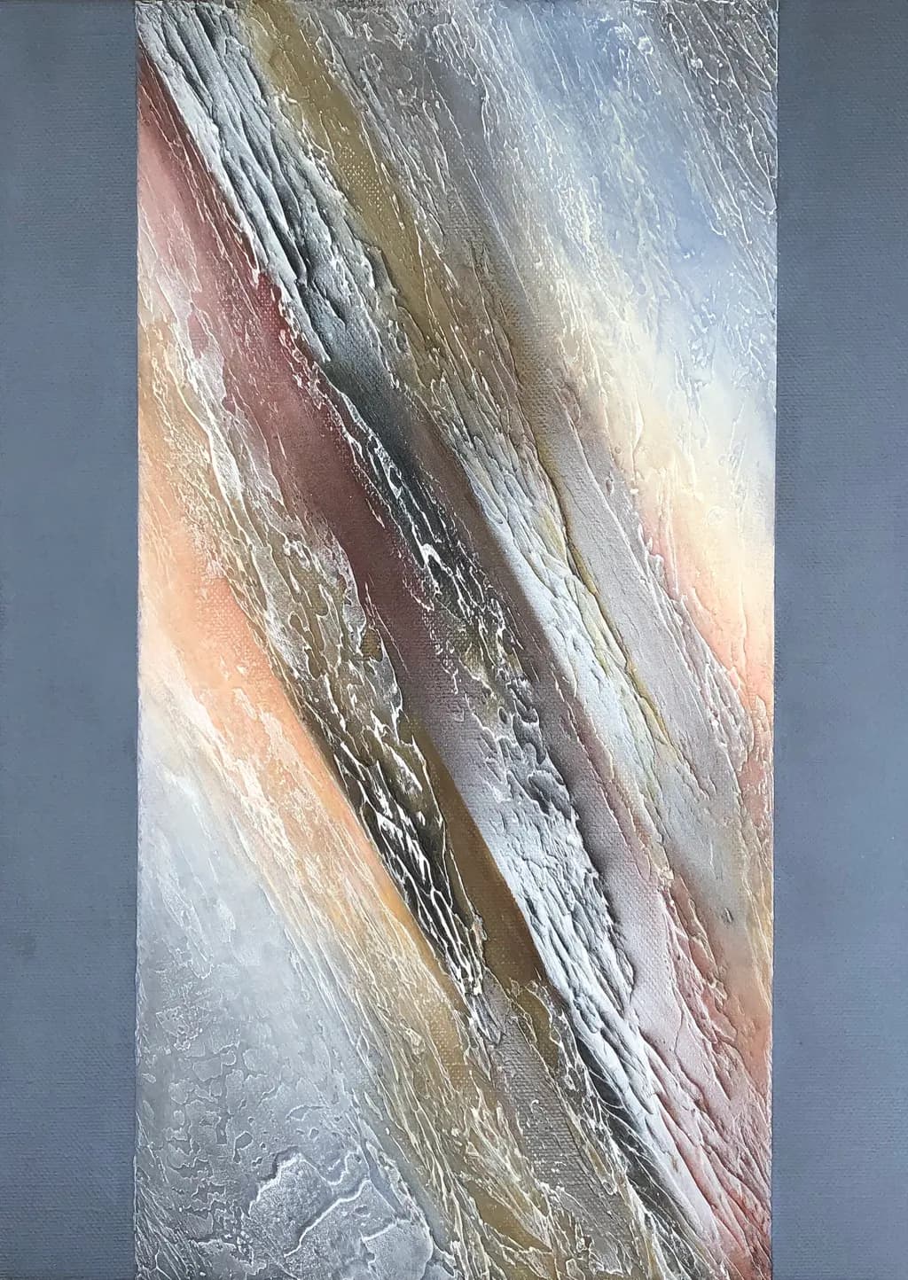 Whispers of Color: An Abstract Journey Through Texture and Flow