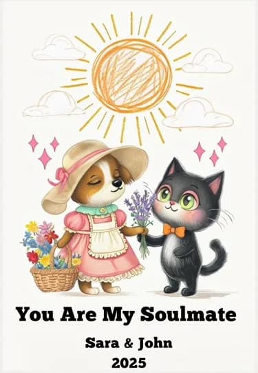 You Are My Soulmate: A Whimsical Love Story in Colorful Companionship