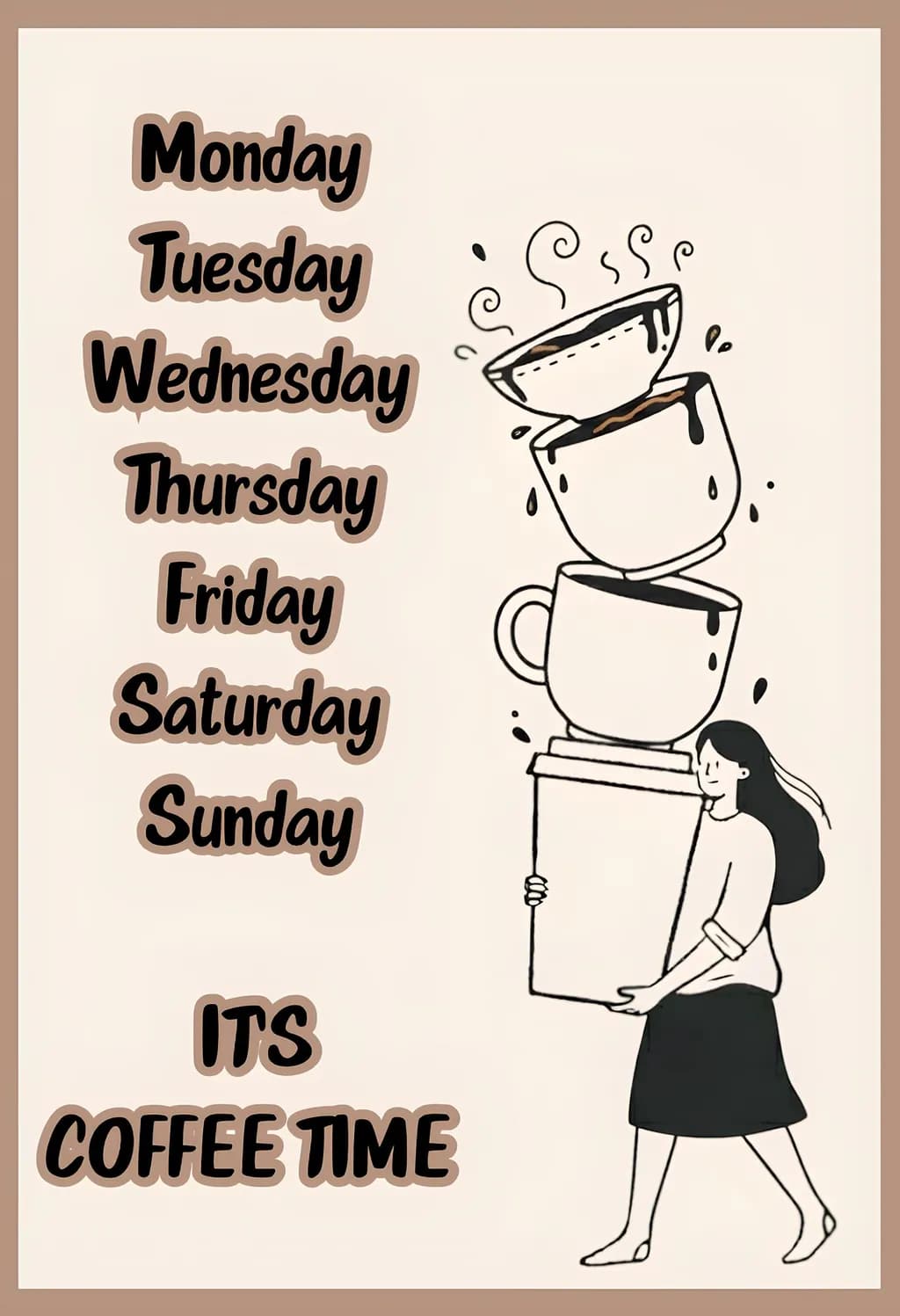 Coffee Chronicles: A Week of Warmth and Whimsy