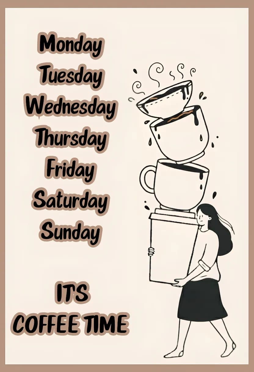 Coffee Chronicles: A Week of Warmth and Whimsy