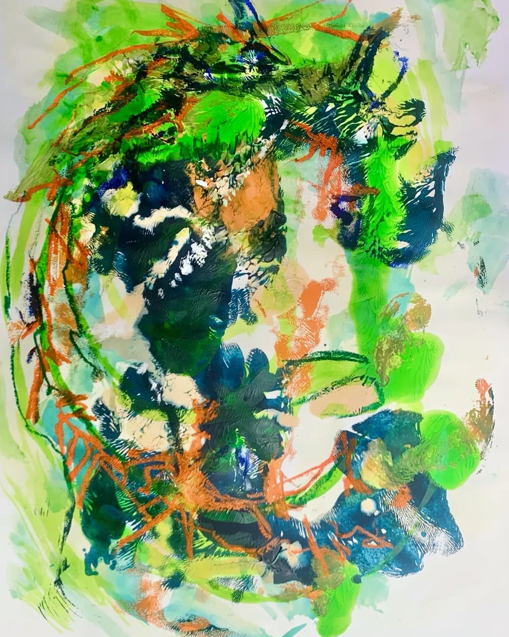 Abstract Green Composition