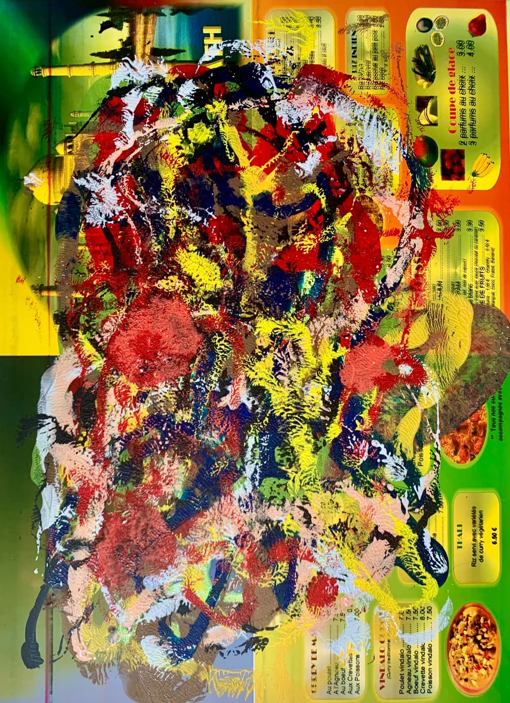 Vibrant Chaos: A Colorful Journey Through Abstract Expressionism