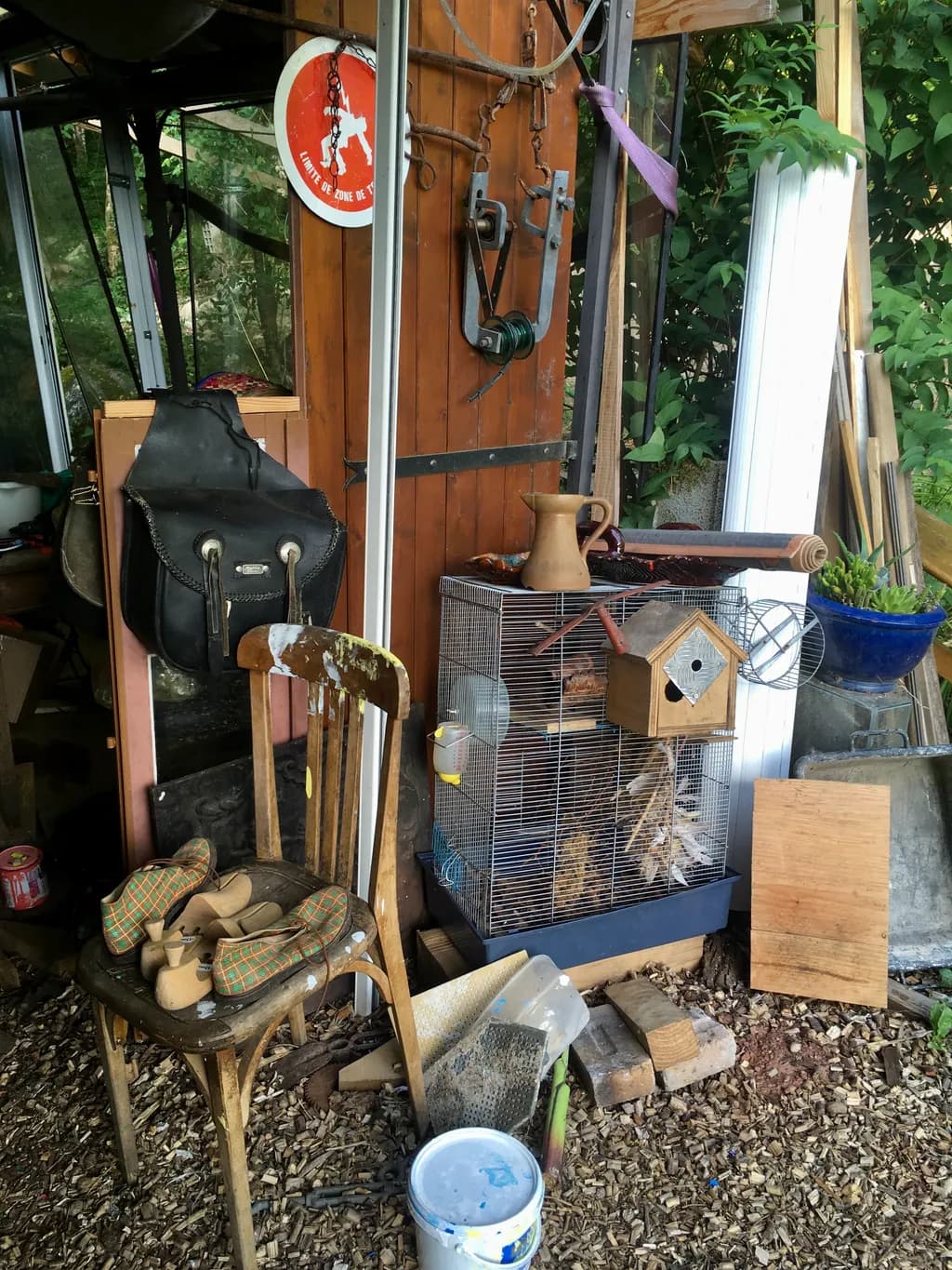 Rustic Charm: A Cozy Eclectic Corner of Cluttered Treasures and Memories