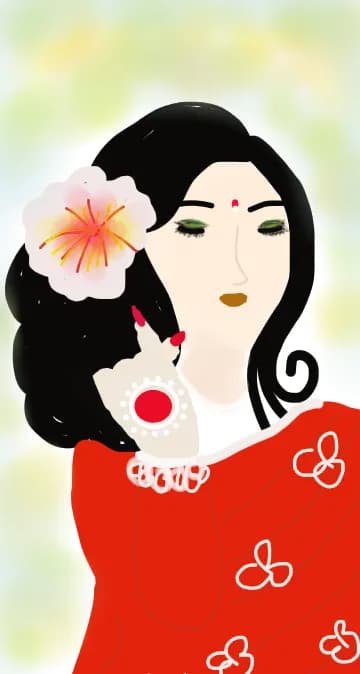 Elegant Serenity: A Modern Portrait of Grace and Beauty