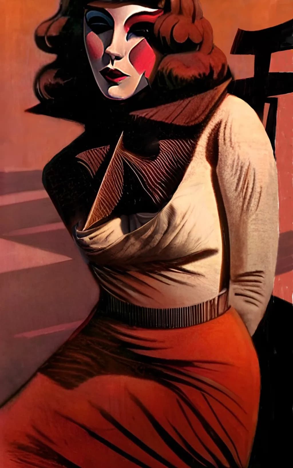 Terracotta Hat Portrait