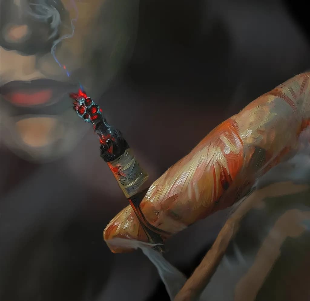 Smoldering Cigarette