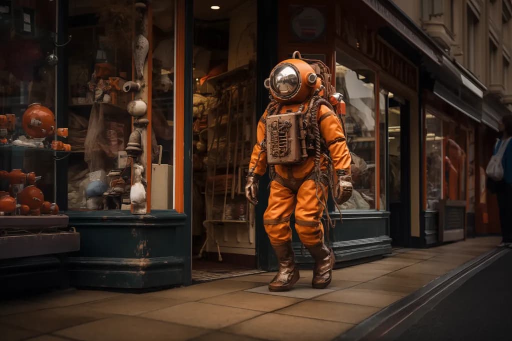 Rusted Orange Diver