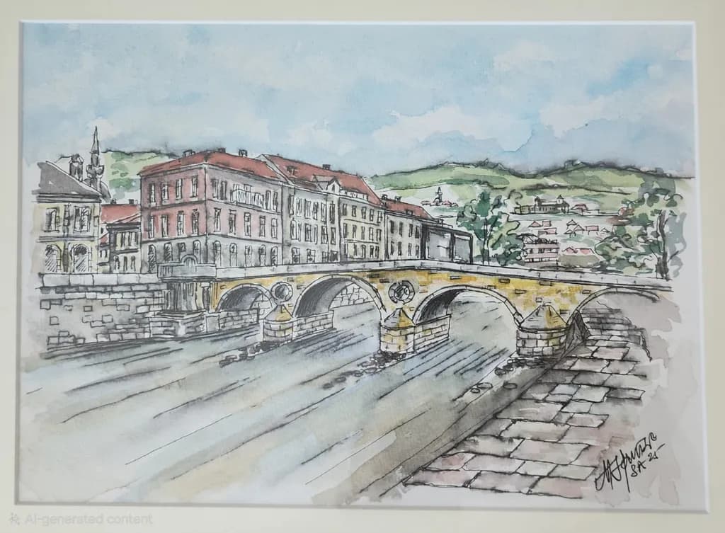River Bridge Landscape