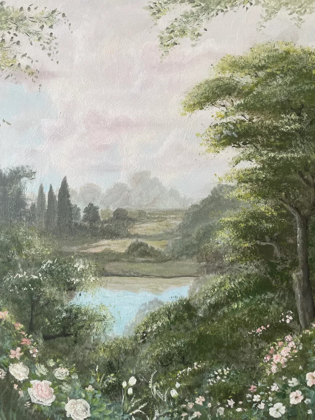 Whispers of Serenity: A Tranquil Landscape Embraced by Nature's Beauty