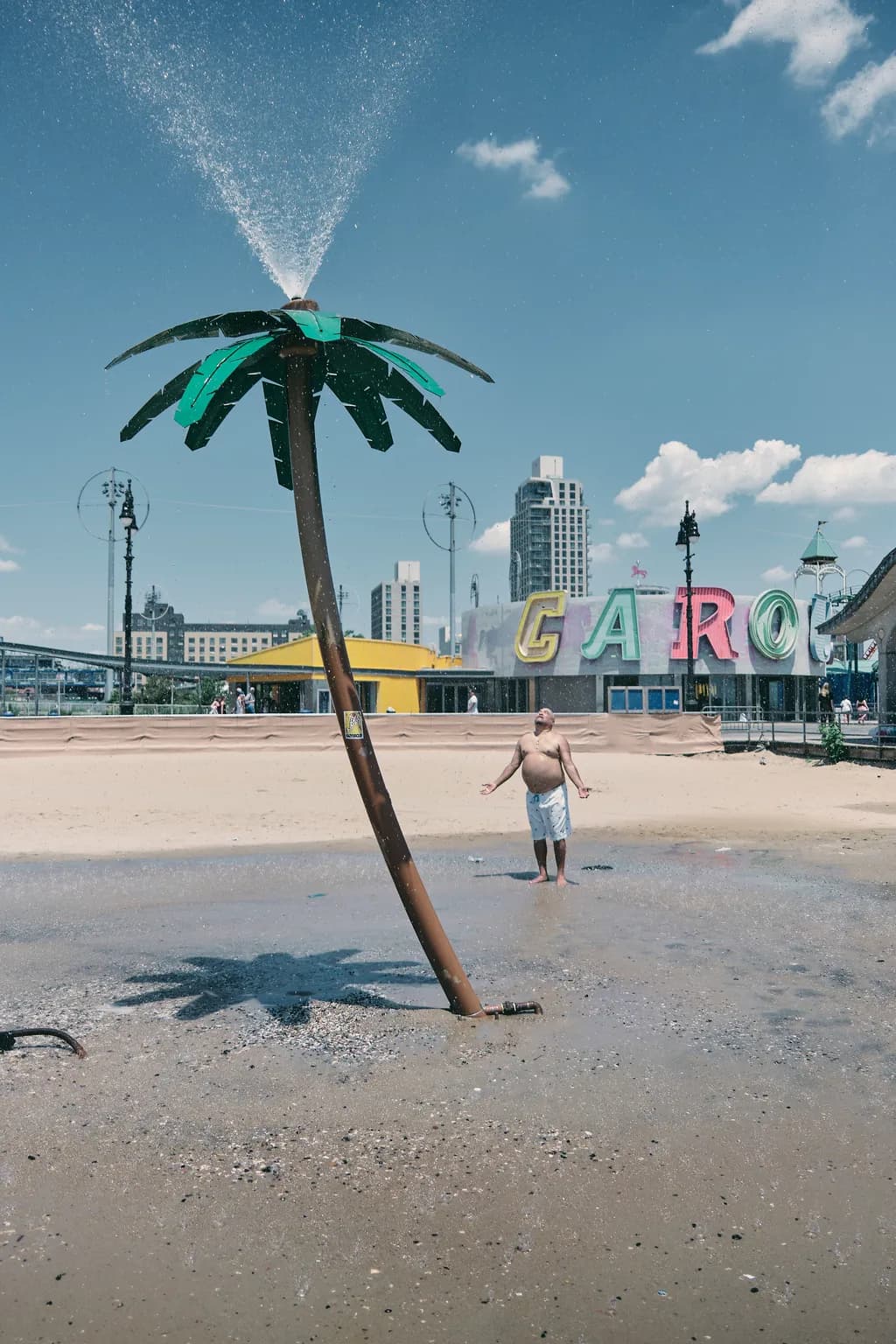Urban Oasis: A Playful Summer Escape at the Beach Fountain