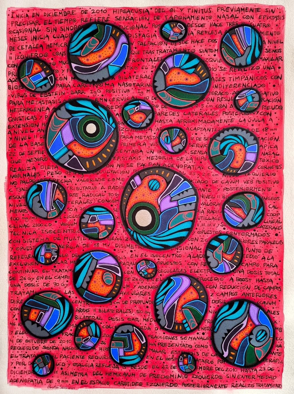 Vibrant Echoes: A Journey Through Sound and Color in Abstract Form
