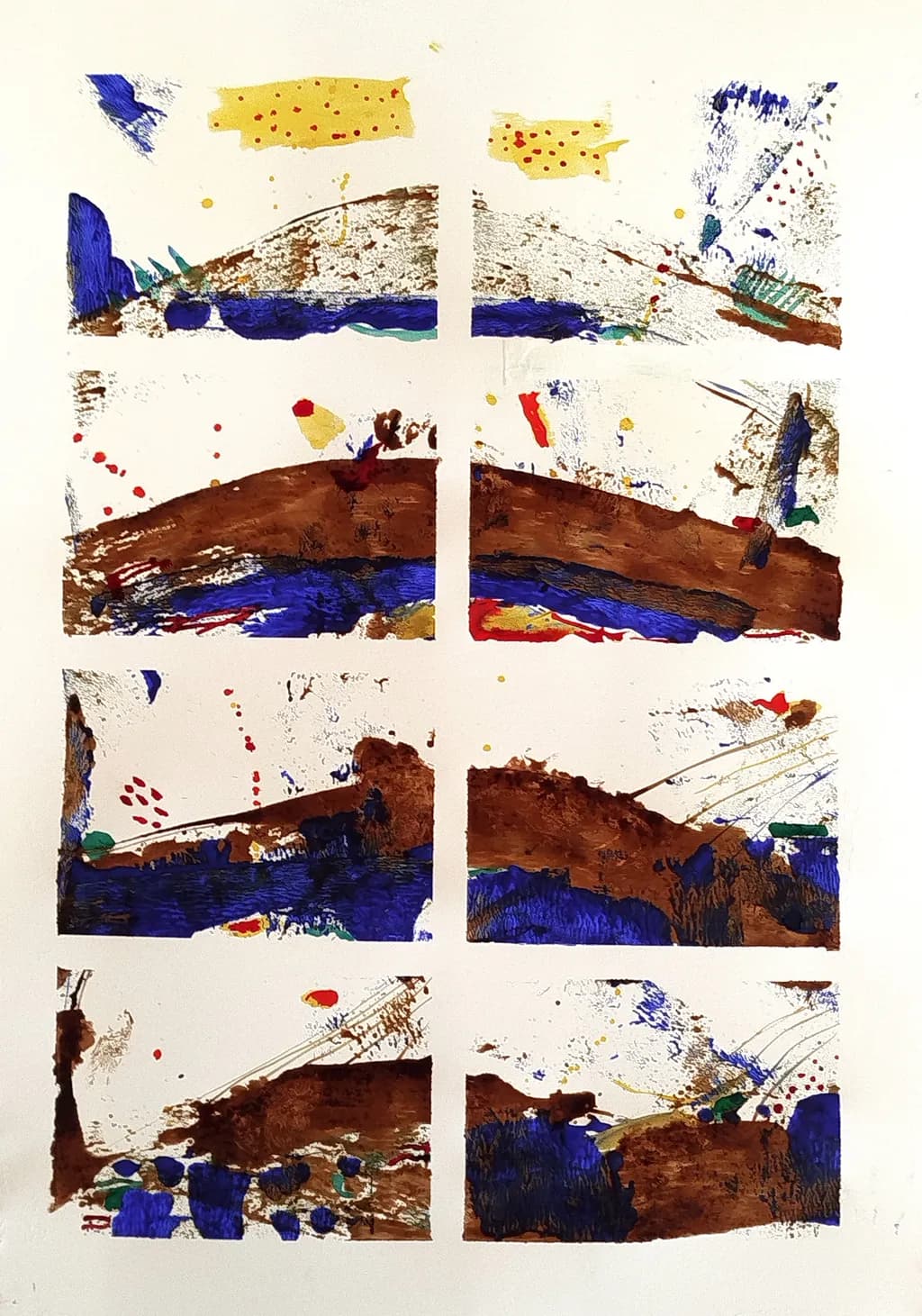Vibrant Horizons: A Journey Through Color and Texture in Abstract Landscapes