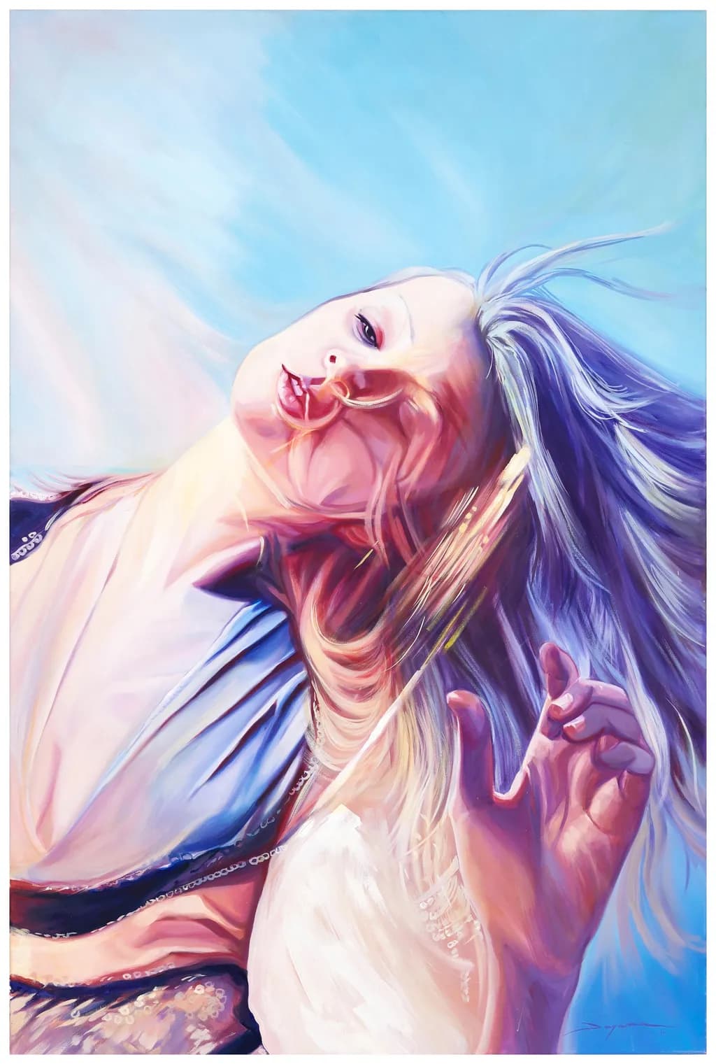 Whispers of Freedom: A Dreamlike Portrait of Grace and Motion