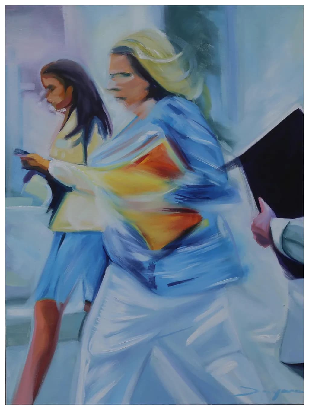 Urban Rhythm: A Dynamic Portrait of Modern Life in Motion