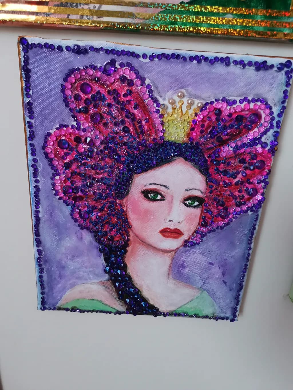 Radiant Queen: A Sparkling Portrait of Elegance and Grace