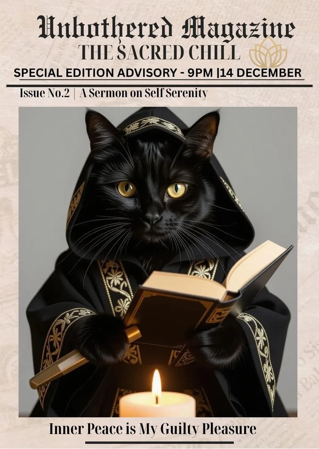 Whiskered Wisdom: A Feline's Guide to Inner Peace and Serenity
