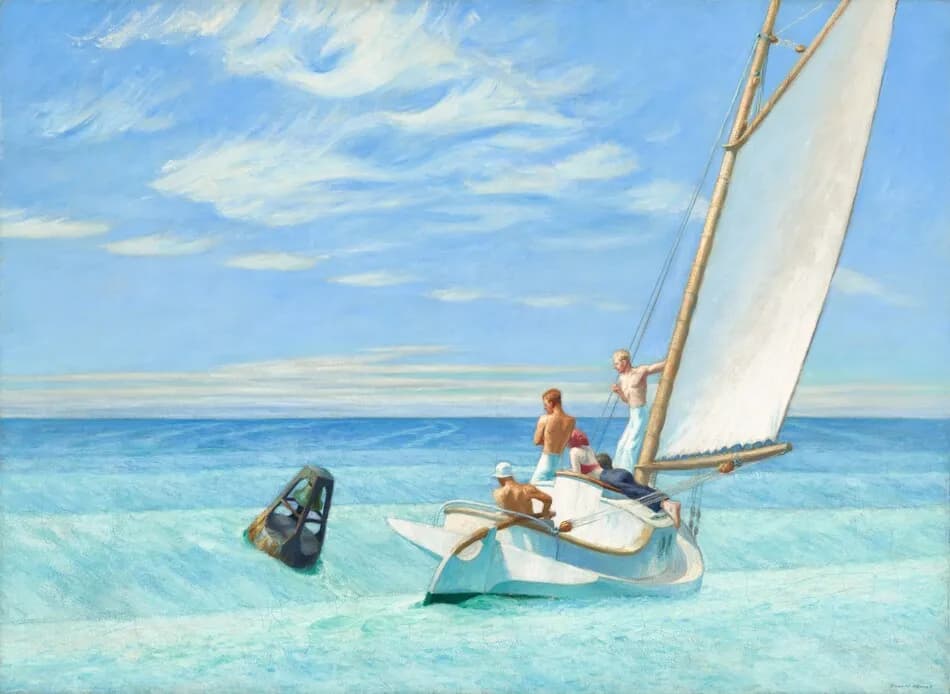 Sailing into Serenity: A Coastal Adventure Under Blue Skies