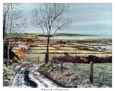 Whispers of Dawn: A Serene Morning in the English Countryside
