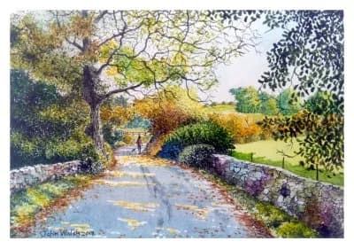Whispers of Autumn: A Tranquil Pathway Through Nature's Canvas