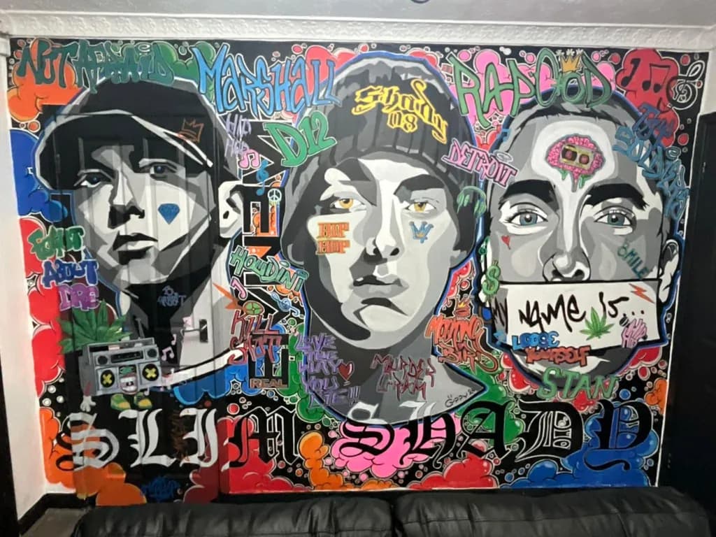 Urban Legends: A Colorful Tribute to Hip-Hop Icons in Graffiti Art