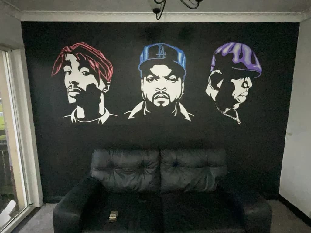 Urban Legends: A Tribute to Hip-Hop Icons in Bold Colors and Dynamic Style