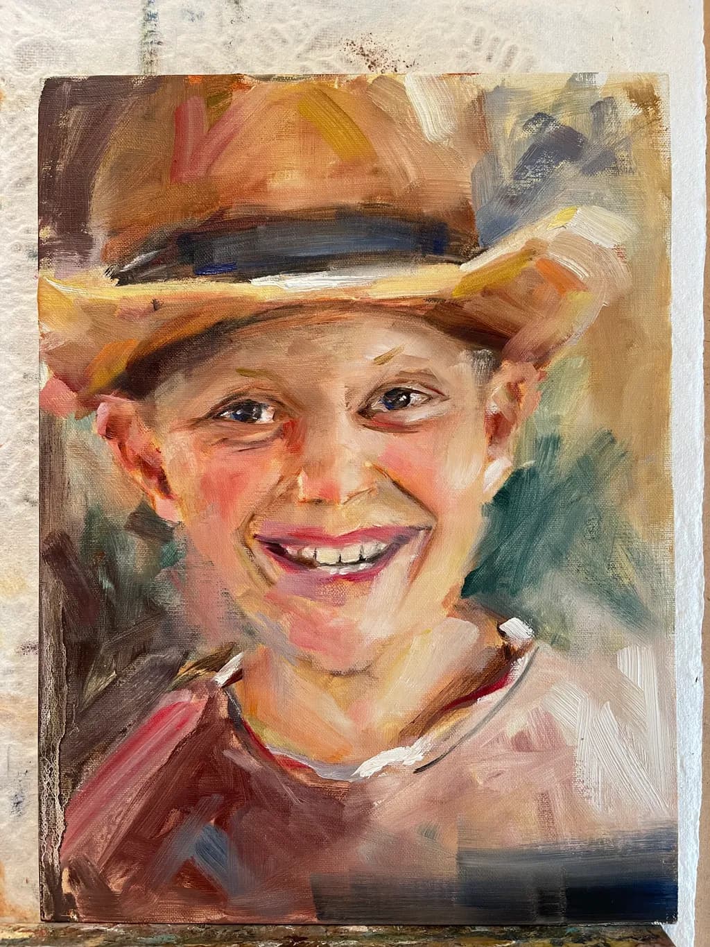 Boy in Brown Hat
