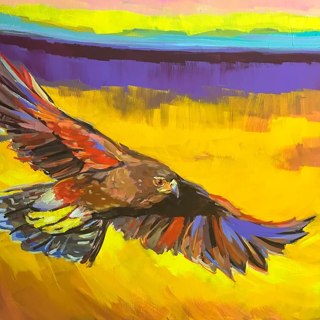Hawk in Flight