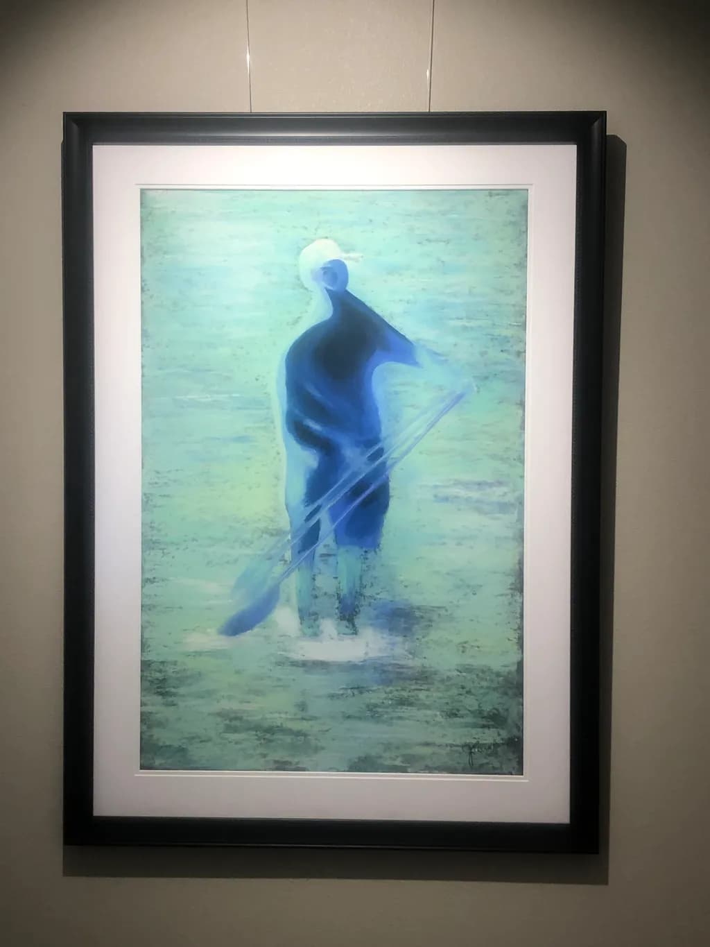 Silent Reflections: A Journey Through Color and Emotion in Mixed Media Art