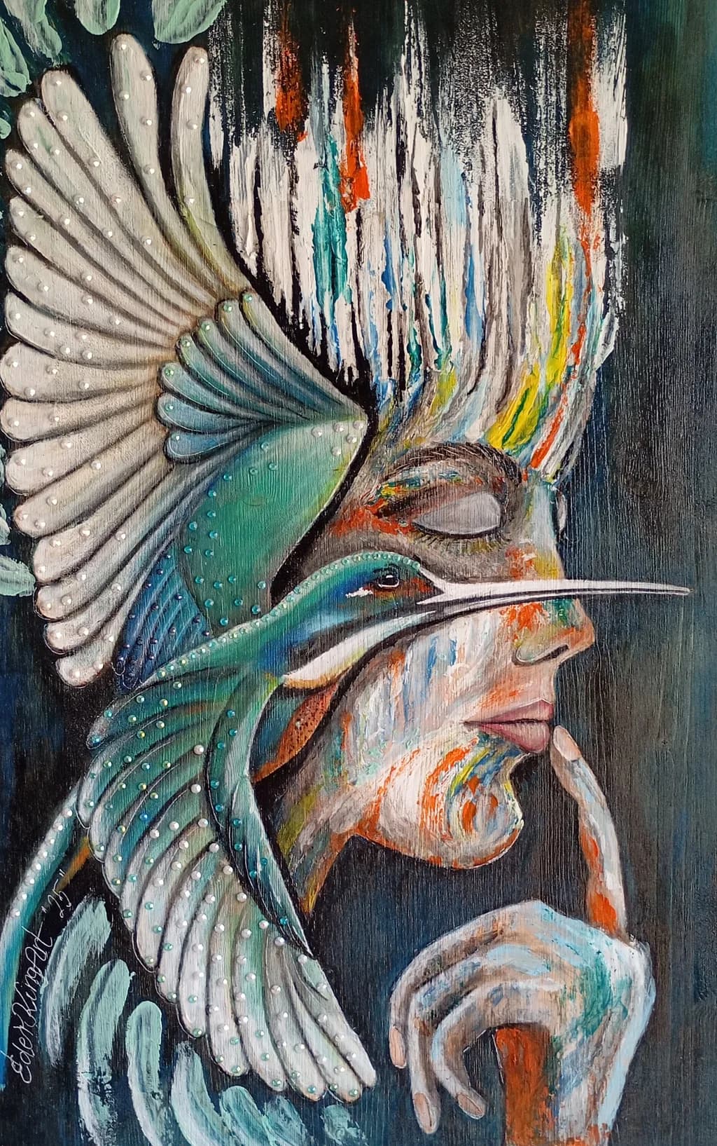 “The Thought of the Hummingbird” – Garden of Visions series 
