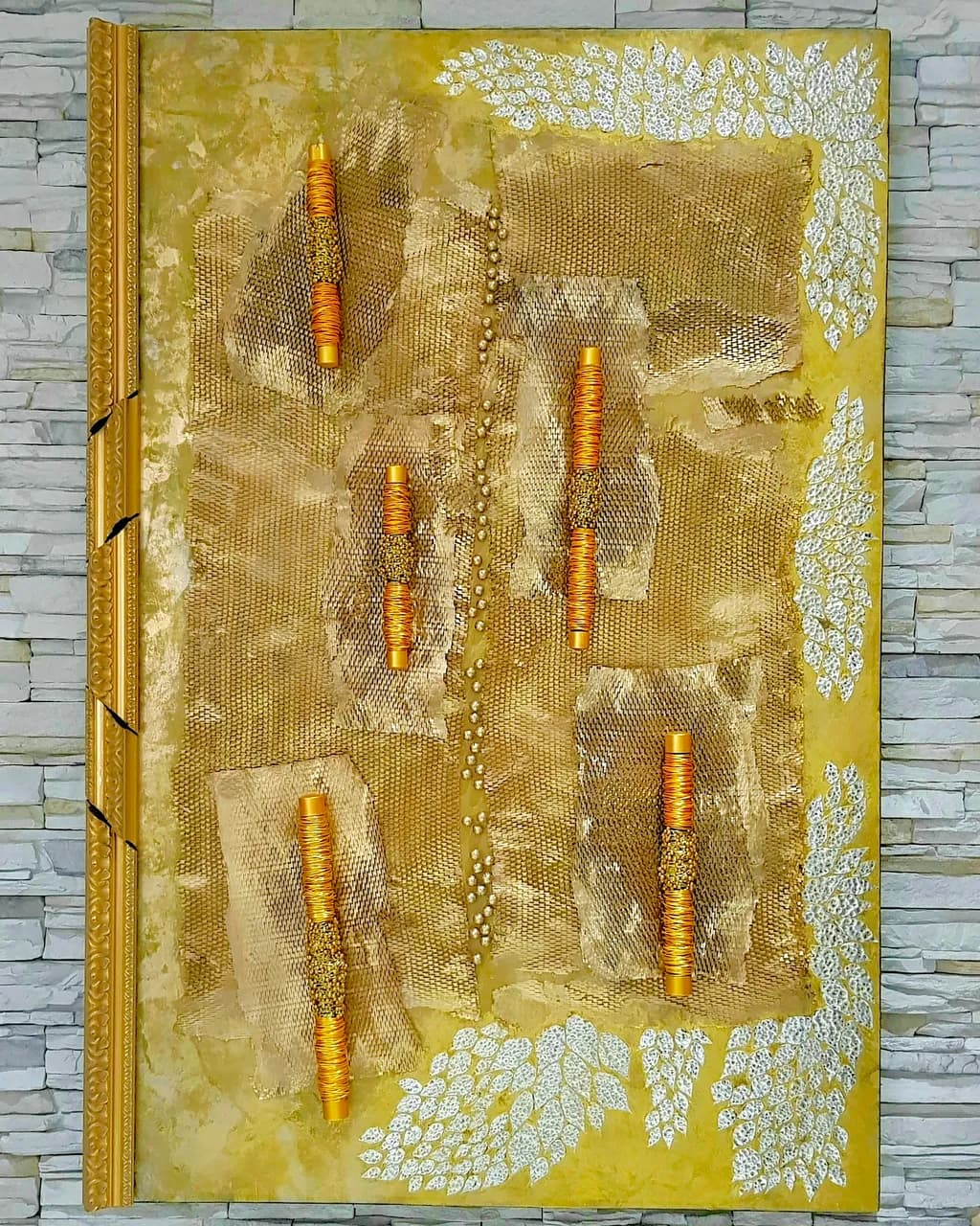 Gold Mesh Texture