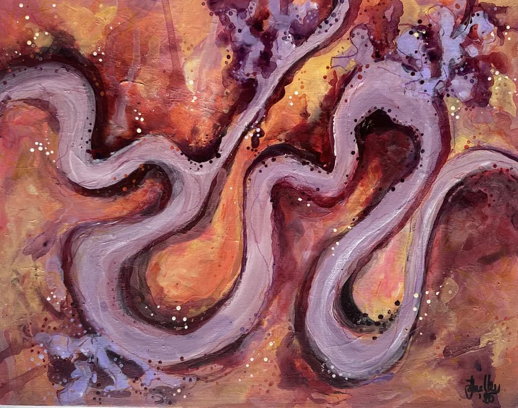 Whispers of Color: A Journey Through Abstract Landscapes