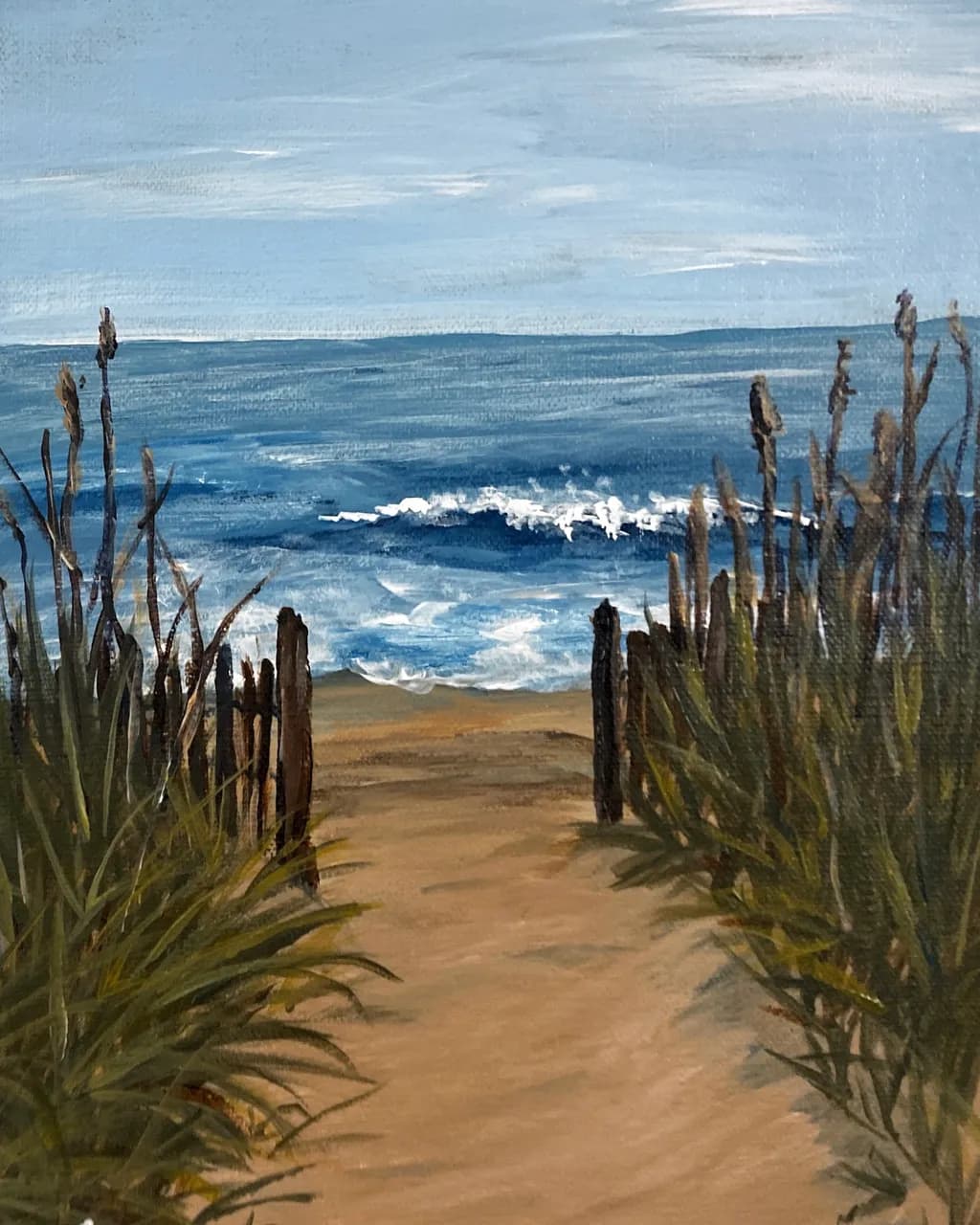 Sandy Path to Ocean
