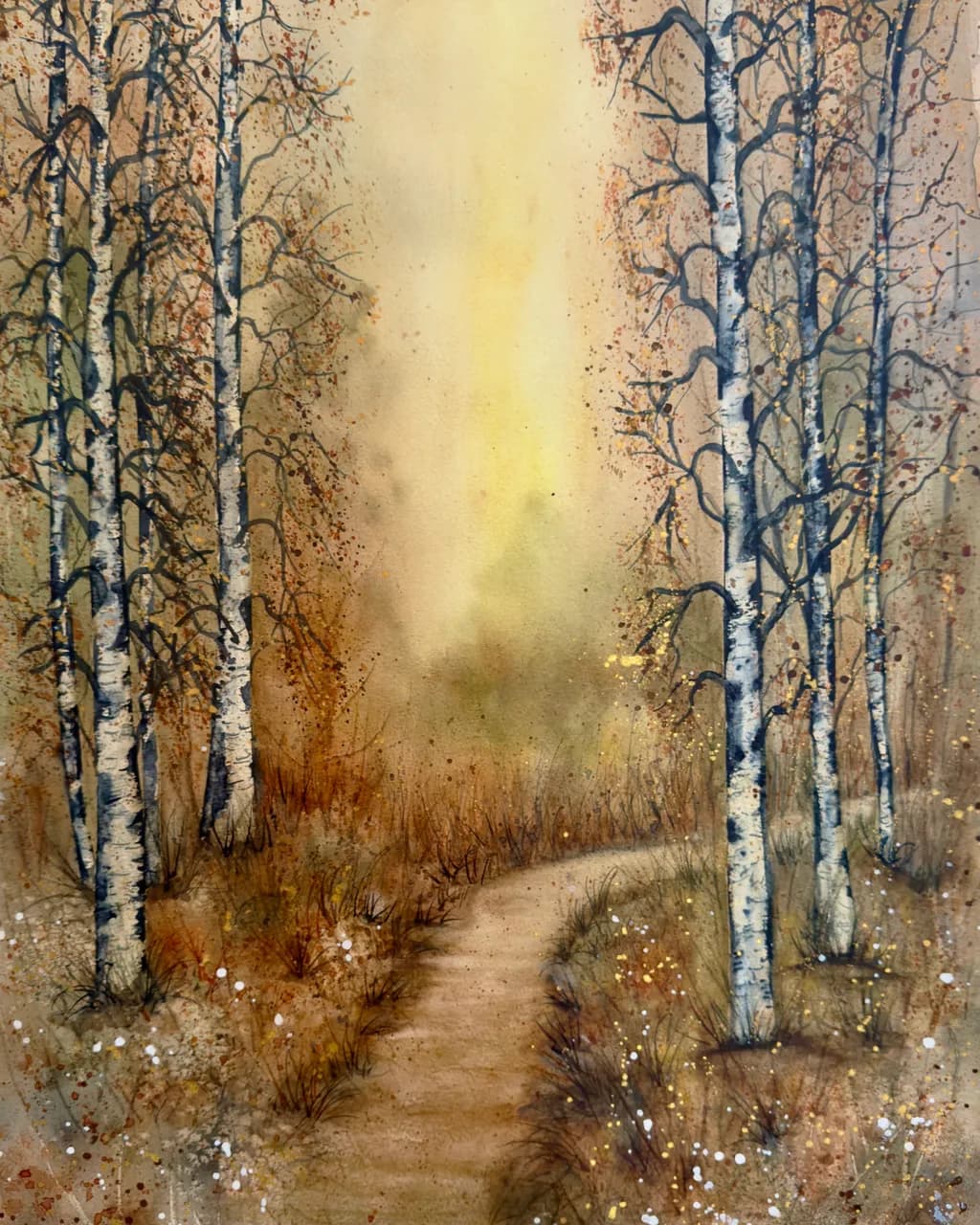 Birch Forest Path