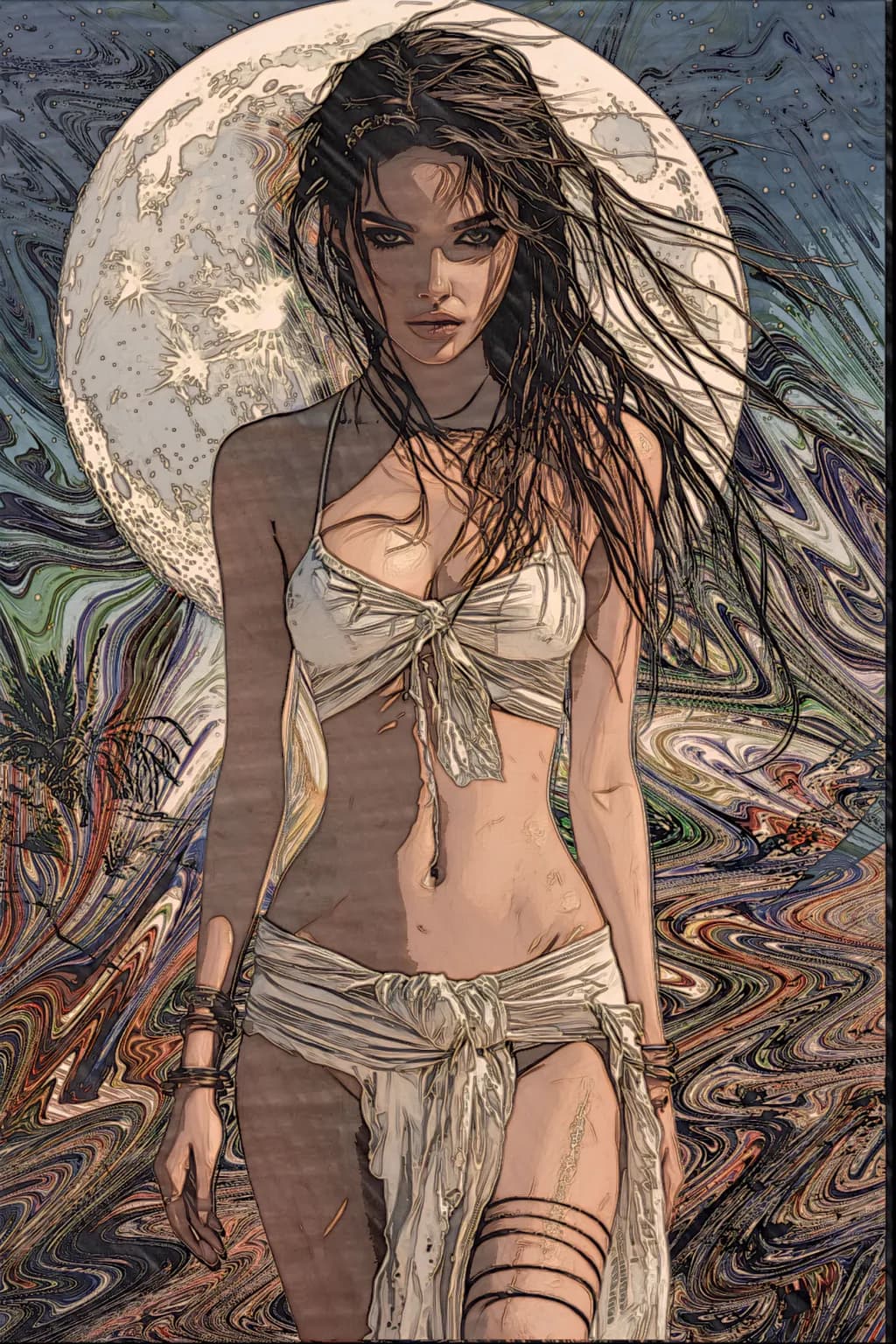 Moonlit Whispers: A Mystical Journey Through Ethereal Beauty