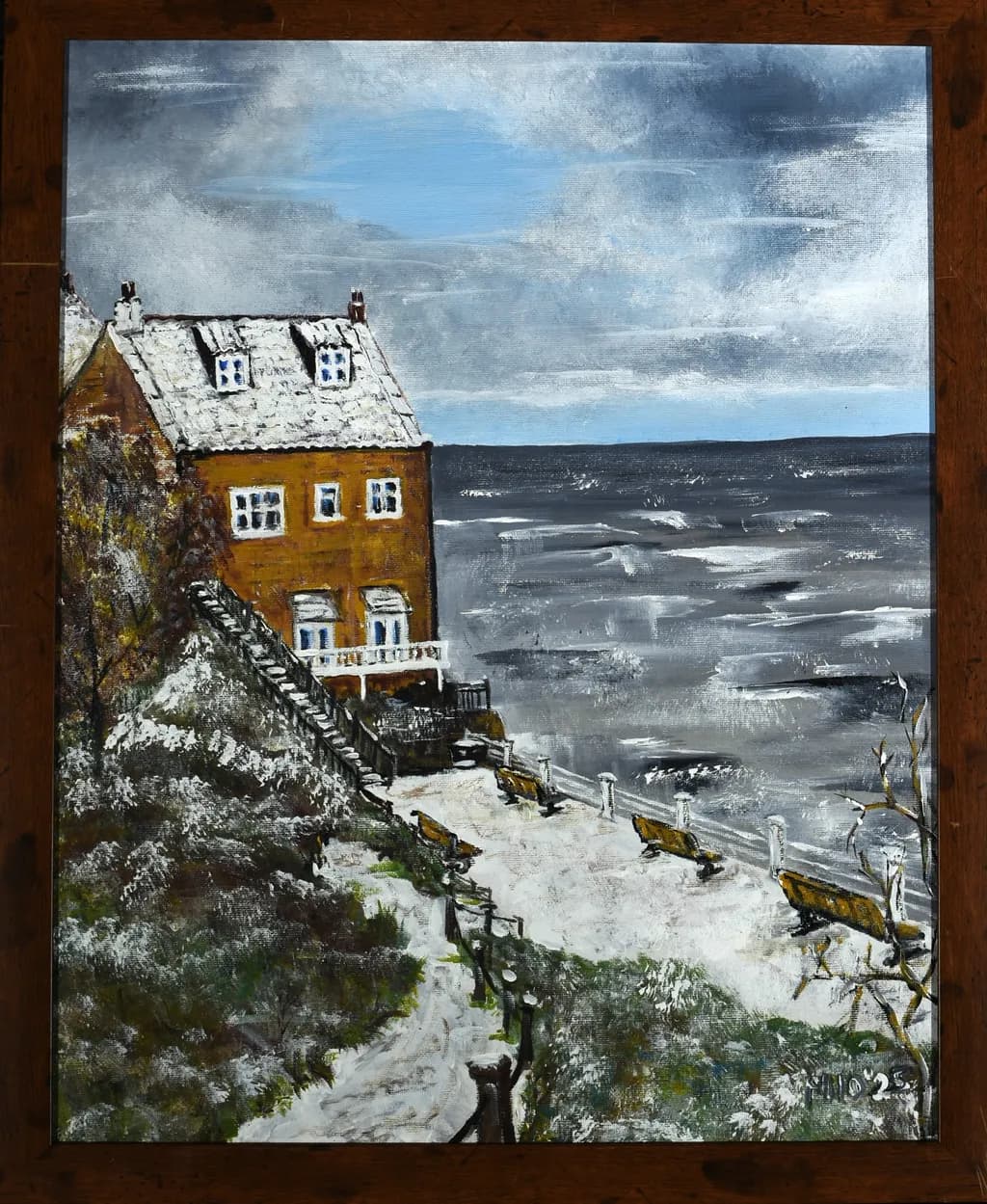 Snowy Robin Hood's Bay