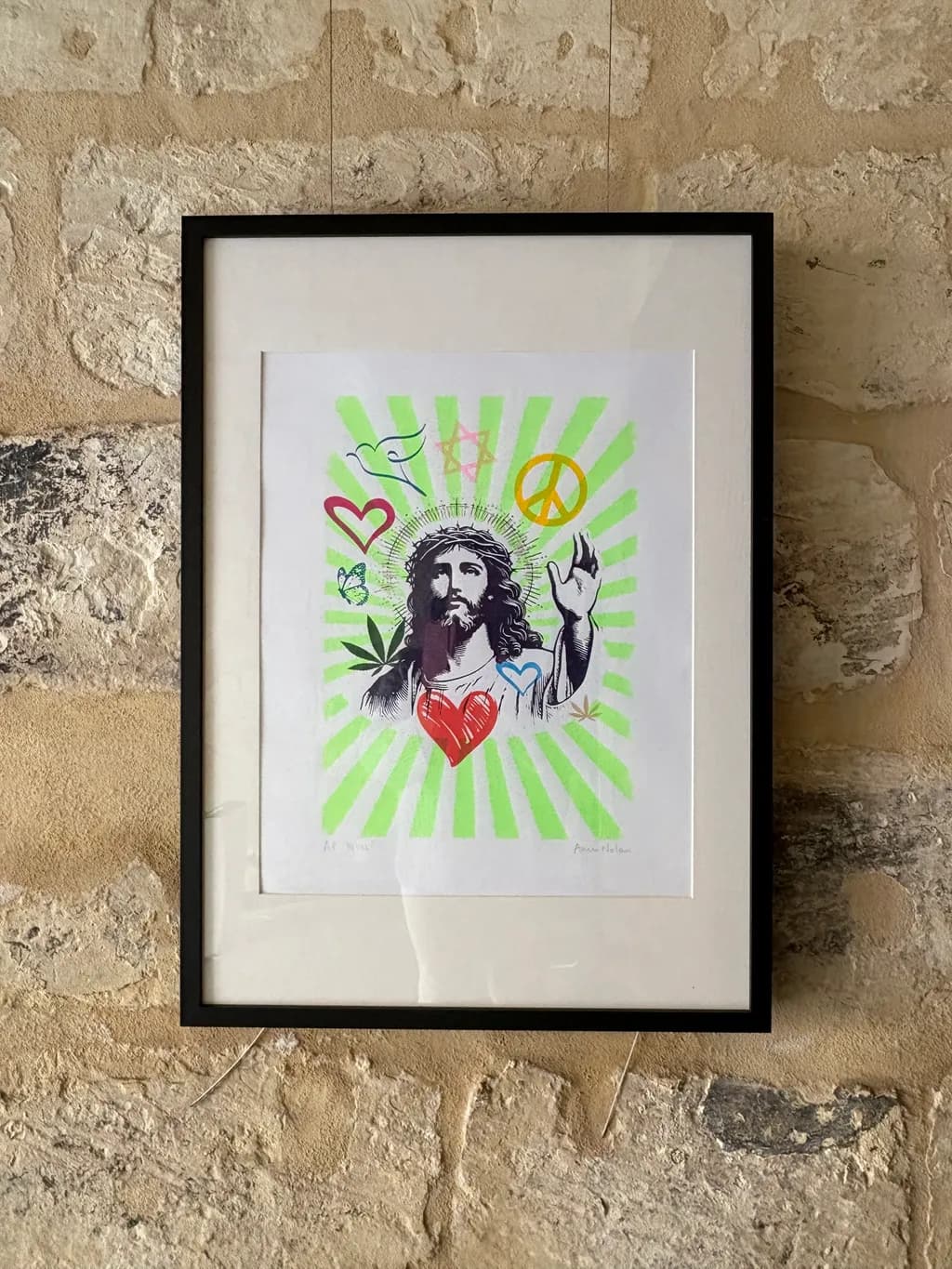 Jesus Peace and Hearts