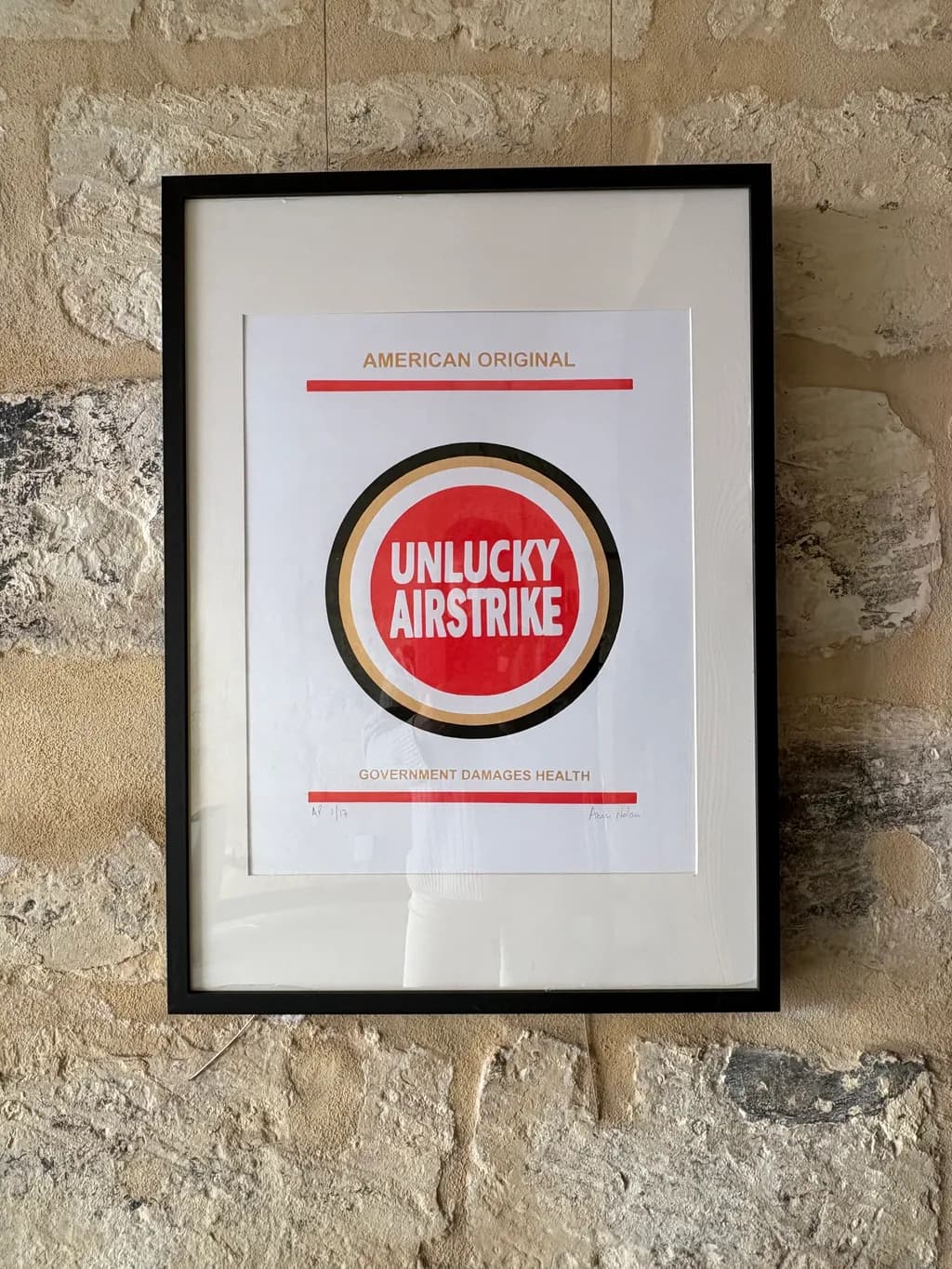 Unlucky Airstrike Poster