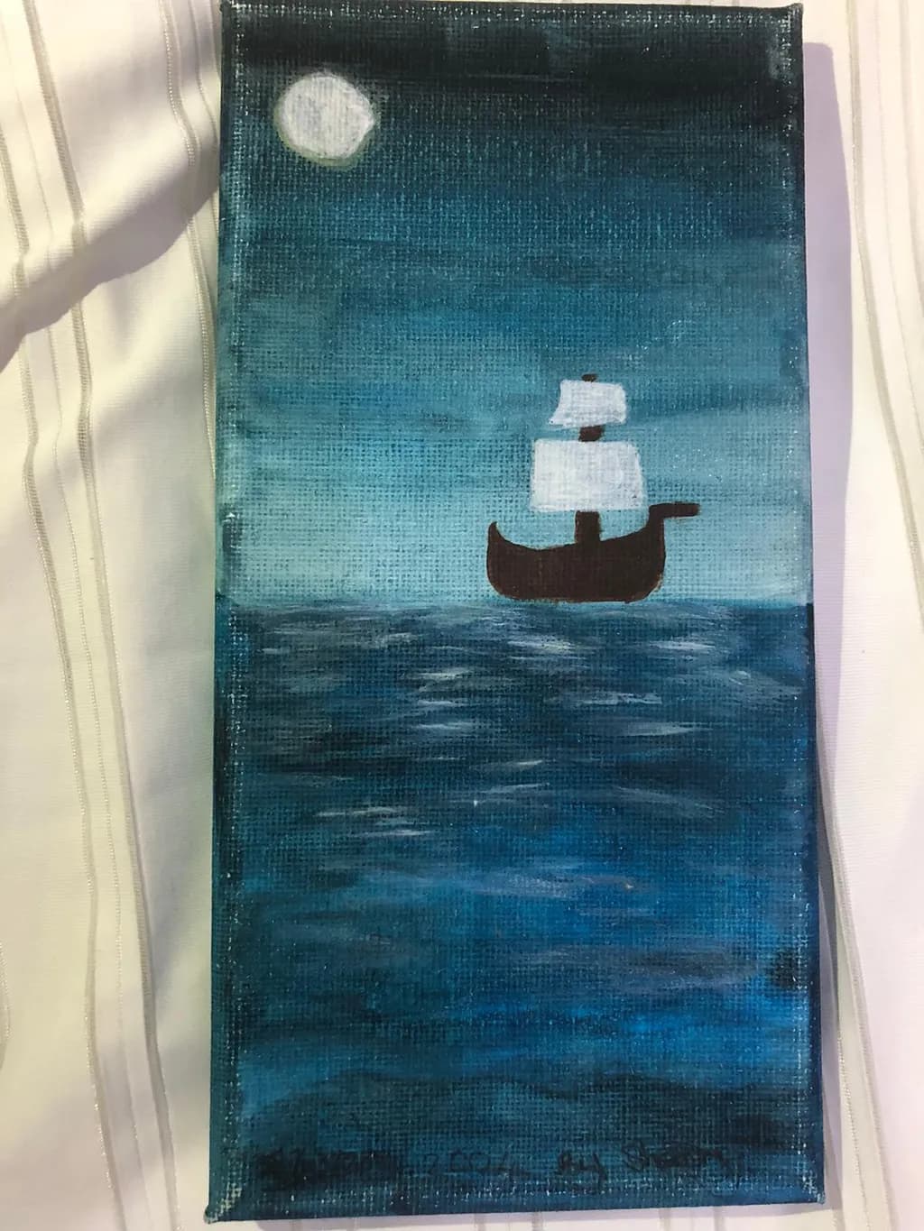 Whispers of the Moonlit Sea: A Serene Voyage on Tranquil Waters