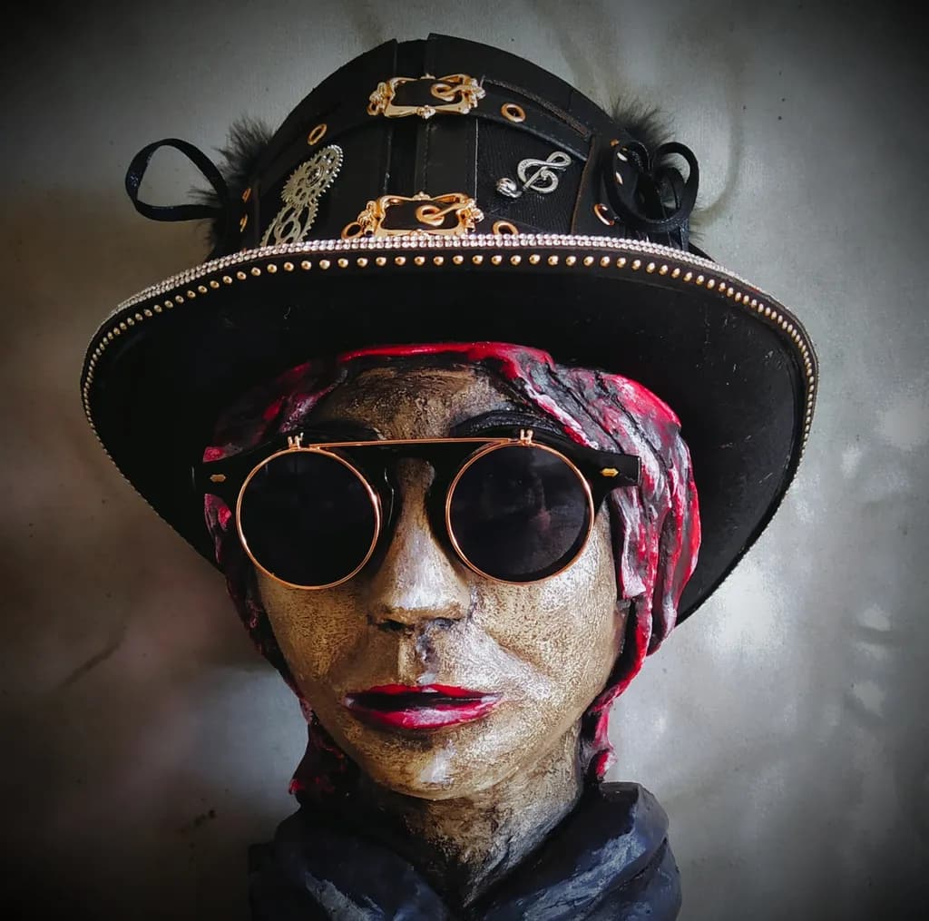 Steampunk Elegance: A Portrait of Whimsy and Style