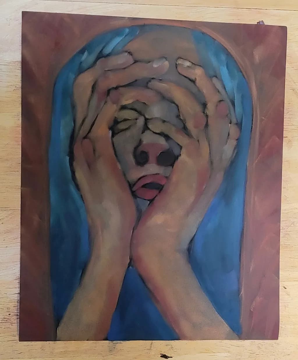 Emotional Embrace: The Struggle Within