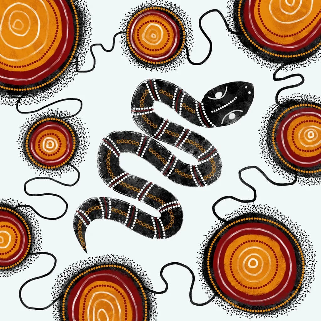 Desert Serpent Circles