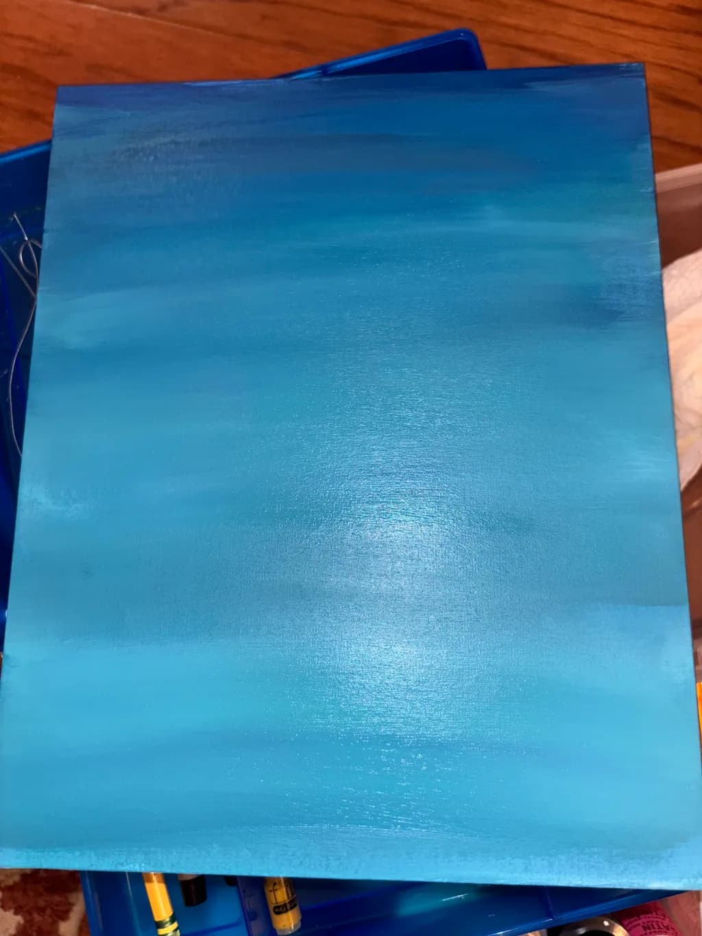 Serenity in Blue: A Tranquil Canvas of Ocean Hues