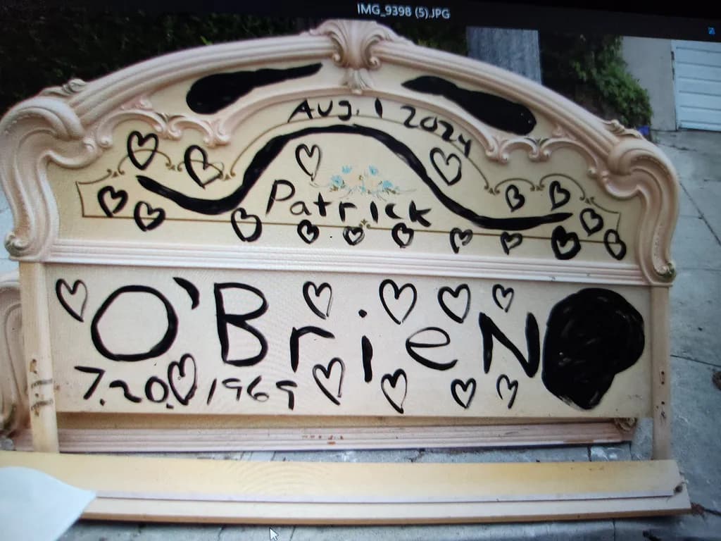 Eternal Love: A Heartfelt Tribute to Patrick O'Brien with Dates and Names