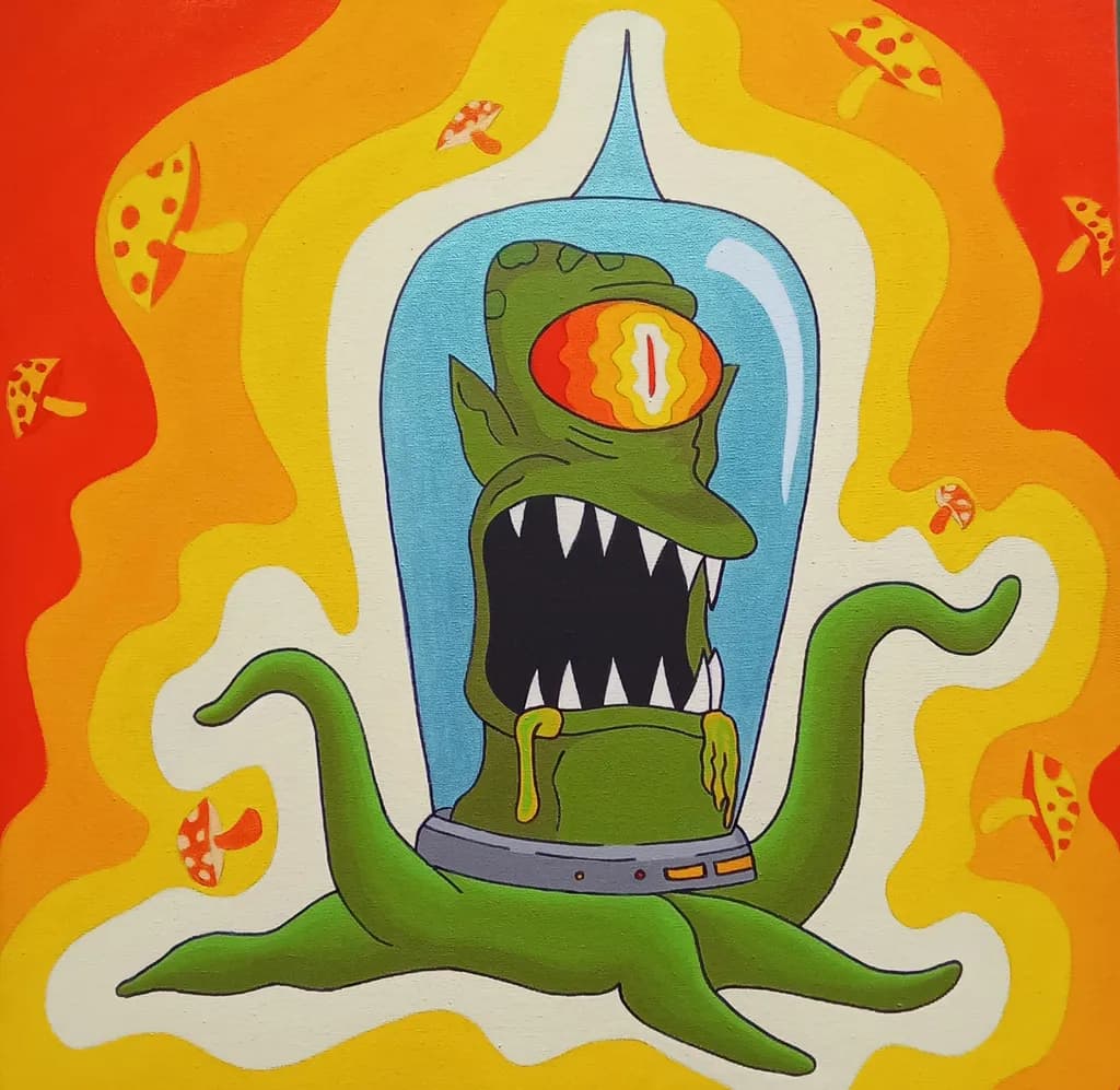 Cyclops Alien Mushroom